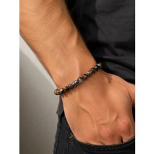 Girift Vintage Durst Erkek Doğal Taş Bileklik