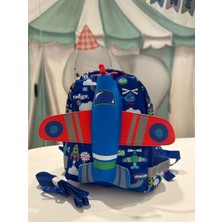 Smiggle - Teeny Tiny Çıkarılabilir Kemer Askılı Helikopter Kreş Sırt Çantası