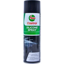 Castrol Silikon Sprey 500 ml - Trim Aksesuar Amortisör Gıcırtı Önleyici Su Itici ve Yağlayıcı Bakım Spreyi