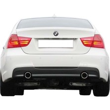 Tuning Vadisi Bmw E90 Difüzör Sağ Sol Tek Çıkış Piano Black 2004-2011 Arası