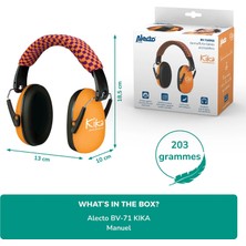 Alecto Baby BV-71KIKA Turuncu  Bebek & Çocuk Koruma Kulaklığı Earmuffs For Babies And Toddlers