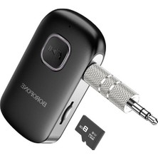 Esranın Dünyası Borofone Wireless Bluetooth 5.0 3.5mm Jack Aux Araç Ses Aktarım Kiti Adaptör Bluetooth Çevirici Araba Hoparlör Kulaklık Için Taşınabilir Kablosuz Ses Araç Kitleri Adaptörü BC42