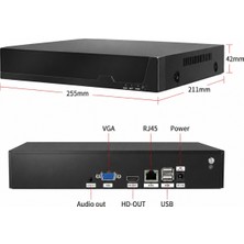 Blackbird Game Center O-Kam ZR-4010 Nvr Wifi Kayıt Cihazı 10 Kanal Ip Kamera Uyumluluğu