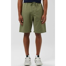 Lacoste Men's Relaxed Fit Bermuda Shorts Khaki Erkek Rahat Kesim Bermuda Şort Haki