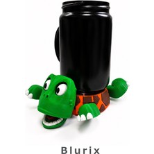 Blurix Sevimli ve Hareketli Kaplumbağa Bardak Altlığı – Eğlenceli Kupa Altlığı