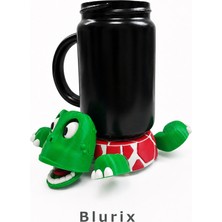 Blurix Sevimli ve Hareketli Kaplumbağa Bardak Altlığı – Eğlenceli Kupa Altlığı