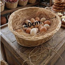 Greenosier Hasır Yumurta Reyon Sepeti (Samanı ile Birlikte)