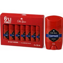 Old Spice Captain Deodorant Stick 50 ml 6’lı Paket
