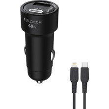 Bontec Araç Şarj Aleti Çakmaklık Type-C + USB Girişli 48W (Kablo Dahil)