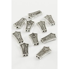 Zero Land Ilkeshop Karışık Desenli Tesbih Imame Atı 50 Gram-Gümüş Rengi