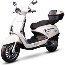 Kral Vega 50CC Scooter Motosiklet Beyaz