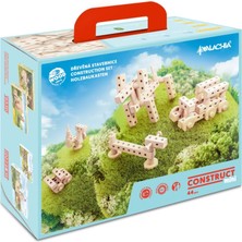 WALACHIA-W92 Ahşap Inşaat Seti Mini 44 Praça MK-W92