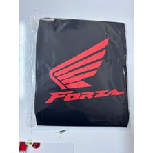 Utku Giyim Forza Uyumlu Forza Logolu Likralı Motosiklet Sele Kılıfı Siyah Renk