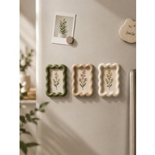 3DRisen 3'lü Bloomy Fotoğraf Magneti