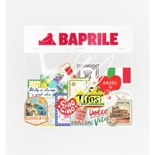 Baprile Italya 19 Parça Kaliteli Laptop Telefon Termos Seyahat Etiket Seti