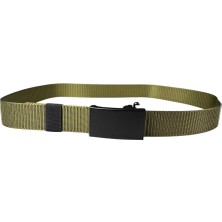 İstanbul Belt Ayarlanabilir Otomatik Tokalı Kanvans Taktik Kemer -120 cm - Siyah Ton Toka