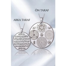 Takı Dükkanı Süleyman Mührü Felak Nas Ihlas Cennetül Esma-Ül Hüsna Nali Şerif Ayetel Kürsi Kolye ECK67