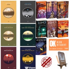 İthaki Yayınları Vakıf Serisi (7 Kitap) Isaac Asimov / Dune Serisi (6 Kitap) Frank Herbert / Telefon Tutucu Hediye