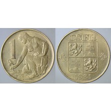 Banknoting Çekoslovakya 1 Koruna 1991.