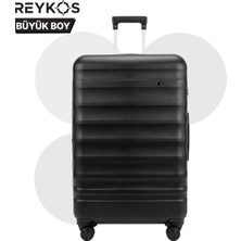 Reykos Rey-Way Siyah Büyük Boy Valiz