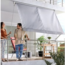 Evinizin Atölyesi  Balkon Tentesi Açık Gri 245X245 cm