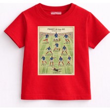 Rabona Fashion France All Time Legends Retro Çocuk T-Shirt