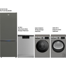 Beko 4 'lü Gri Beyaz Eşya Seti 7