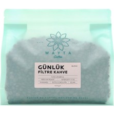 Wayta Coffee Günlük Filtre Kahve Çekirdeği 1000 G –%100 Arabica Çekirdek Kahve