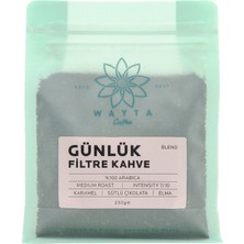 Wayta Coffee Günlük Filtre Kahve 250 G –%100 Arabica Öğütülmüş Kahve