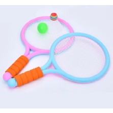 Skygo Çocuk Plaj Tenisi Badminton Raketi Seti Fileli Yeni Başlayanlar Için