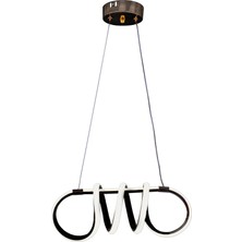 Gusto Lighting Bubble Kucuk LED Sarkıt Avize,siyah 3 Renk Yanabilen LED Avize, Modern Salon Oda LED Avize