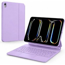 Fogy  Ipad (A16) 10.nesil 2022/2025 Uyumlu X8 Magic Touchpad Işıklı Türkçe Q Klavyeli Kılıf A3355 A3354
