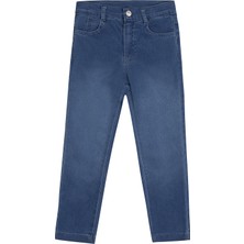 Minycenter Erkek Çocuk Denim Pantolon 2 Yaş-6 Yaş Koyu Mavi
