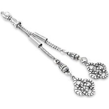 Tesbihname Metal Püskül - Foxtail Zincirli - Çift Kamçılı - Örgü Tasarım