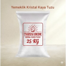 Tuzcu Dede 25 Kilo Kristal Kaya Tuzu