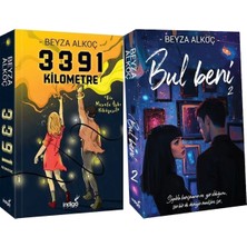 İndigo Kitap 3391 Kilometre Karton Kapak ve Bul Beni 2 Karton Kapak (Beyza Alkoç) 2'li Set