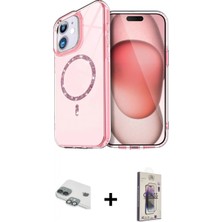 Marsilyan™- iPhone 11 Kılıf Kıvılcım Form Prime - Siyah Bilvis 3D Cam Ekran Koruyucu + Pers Alüminyum Kamera Lens - Yl