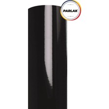 Parlak Siyah Yapışkanlı Kaplama Folyosu 122 cm x 8 mt