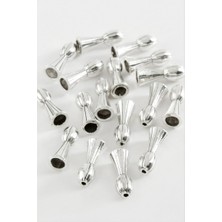 Zero Land Ilkeshop Çizgili Tesbih Atı 50 Gram - Gümüş Rengi