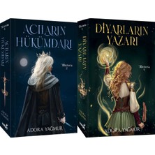 İndigo Kitap Acıların Hükümdarı Karton Kapak ve Diyarların Yazarı Karton Kapak (Adora Yağmur) 2'li Set
