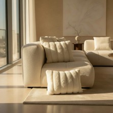FRAMGAN Snowfluff Premium Peluş Dikdörtgen Designer Kırlent