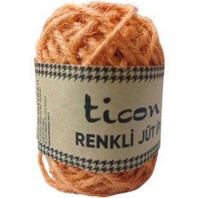 Ticon Renkli Jüt Ip 10 Metre Turuncu