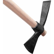 Dövme Çelik Baltalı Kazma Aki Orta Boy Saplı Kazma