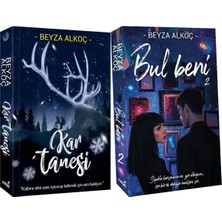 İndigo Kitap Kar Tanesi Karton Kapak ve Bul Beni 2 Karton Kapak (Beyza Alkoç) 2'li Set