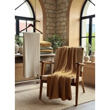 Taraaura %100 Pamuk Örgü Koltuk & Yatak Örtüsü | Çok Amaçlı Premium Throw