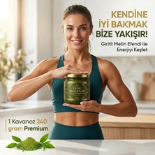 Giritli Metin Efendi Matcha Premium Bitkisel Destek Macun 240 G
