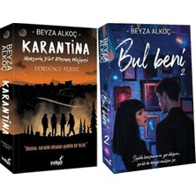 İndigo Kitap Karantina 4 Karton Kapak ve Bul Beni 2 Karton Kapak (Beyza Alkoç) 2'li Set