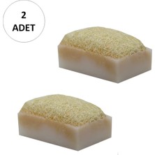 Nemere 2 Adet Doğal Kabak Lifli Keçi Sütü Sabunu