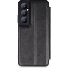 Magicool Realme C65 Kılıf Flip Cover - Siyah