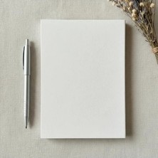 Calperia Çizgisiz Not Defteri, 64 Yaprak, 90 gr Ivory Kağıt, Beyaz